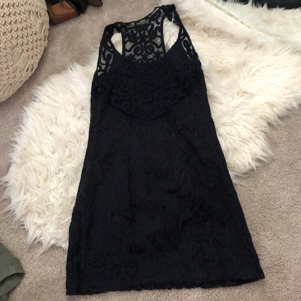 Abercrombie Navy lace dress